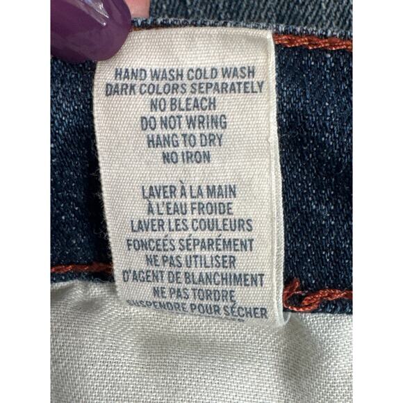 American Eagle Womens Vintage Stretch Boot Cut Embellished Jeans Sz 2 Petite - Picture 8 of 11